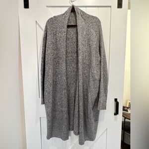 Old Navy extra long grey/black sweater